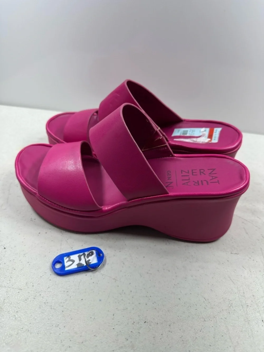NATURALIZER Gen N Rally Platform Women Slide Wedge Sandal  7M